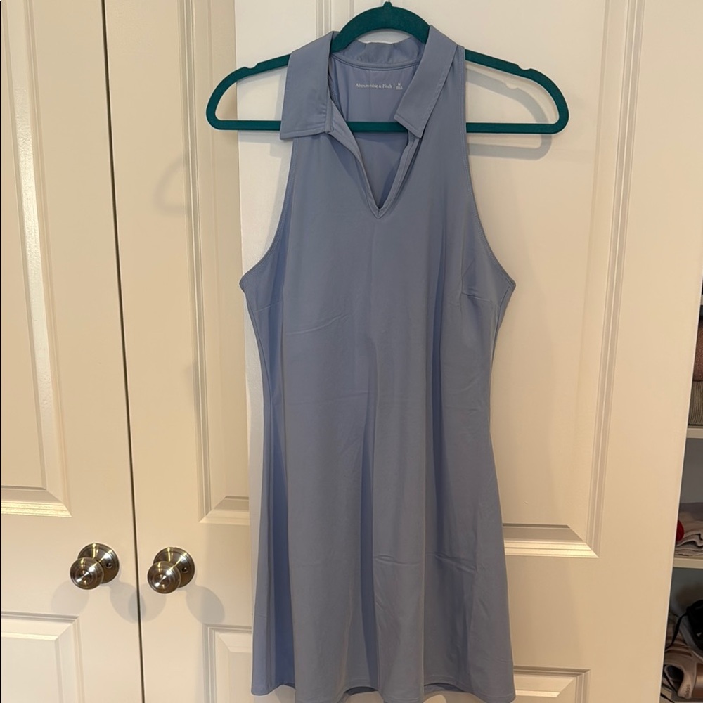 Sleeveless Blue Dress